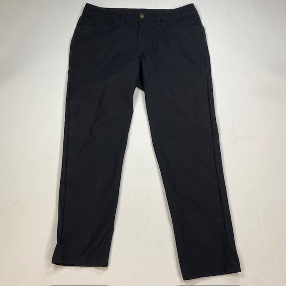 Lululemon Mens ABC Pant Slim 32 Black Warpstreme Technical Trousers 27 Inseam